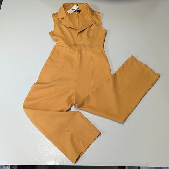 NWT CBR Size Small Mustard Jumpsuit - Picture 14 of 16